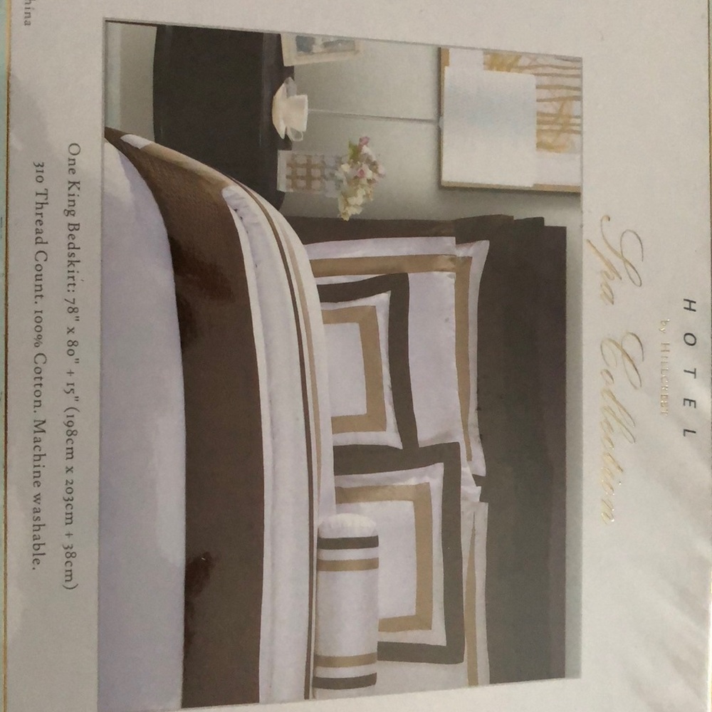 Queen Bedskirt Hotel Spa Collection